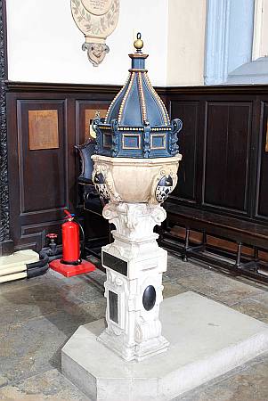 St Katherine Cree - The Font